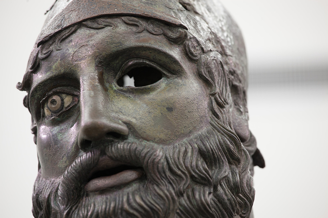 A Close-Up of Bronze B Reveals Its Distinct Features and Masterful Craftsmanship.