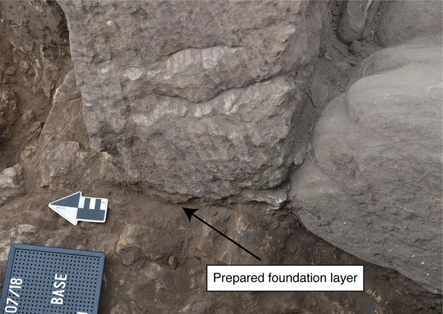 A Close-Up of the Stratigraphic Layer From Which Dated Samples Were Collected Provides Valuable Context for the Site’s Timeline