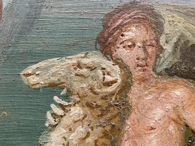 A Stunning Fresco Depicts Phrixus and Helle, the Legendary Siblings of Greek Myth