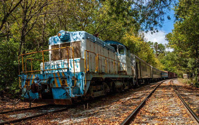 Abandoned trains hold a unique place in our cultural imagination