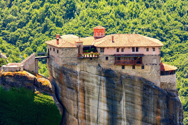 Among the six active monasteries in Meteora, Roussanou holds a unique place of reverence.