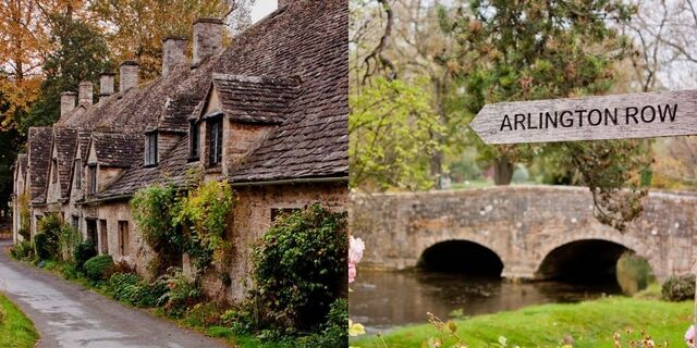 At the heart of Bibury lies Arlington Row, a row of 14th-century cottages that has become synonymous with the village itself