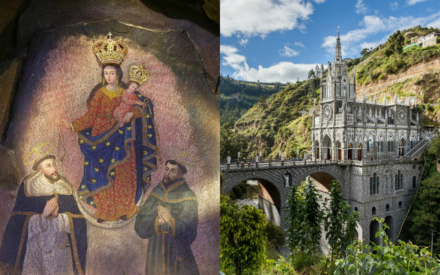 At the heart of the Las Lajas Sanctuary lies an image of the Virgin Mary that has inspired countless pilgrims to seek her blessings