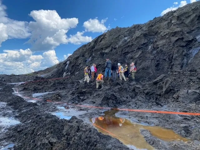 The location where Nun cho ga was discovered, at Eureka Creek within the Yukon Klondike Placer Miner’s Association.