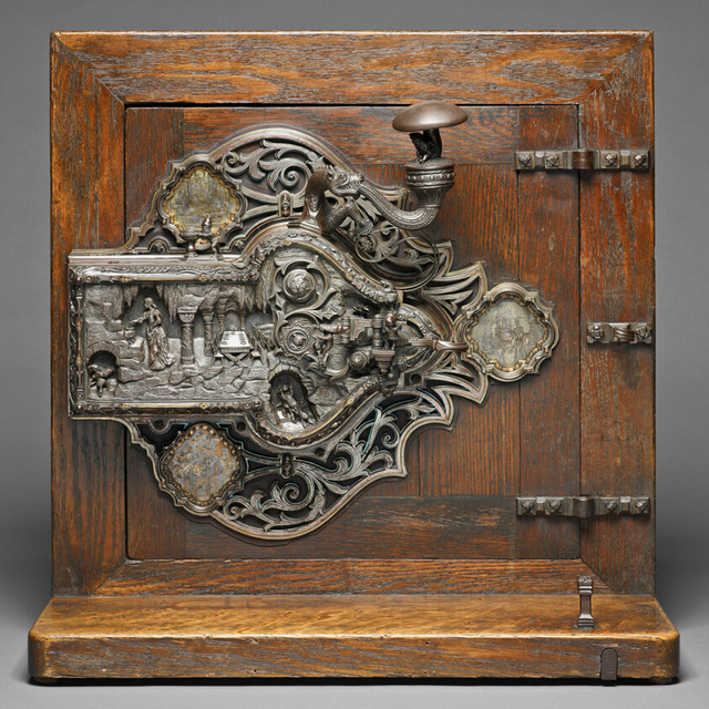 Despite its age, the lock remains a remarkable example of fine craftsmanship