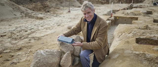 Dr. Immo Heske, an Expert in Bronze Age Archaeology, Examines the Site in Seddin