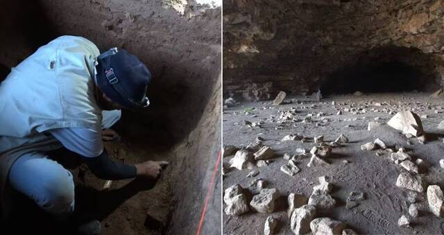 Evidence from Umm Jirsan indicates that the lava tube was repeatedly used as a shelter over a span of 7,000 years