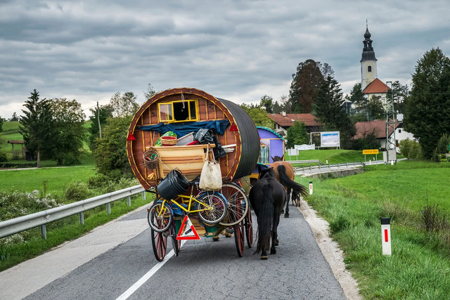 For the Romani people, their caravans were more than just homes—they were symbols of identity and freedom