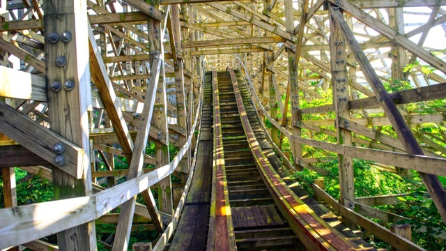 In recent years, the abandoned roller coaster has become a favorite destination for urban explorers