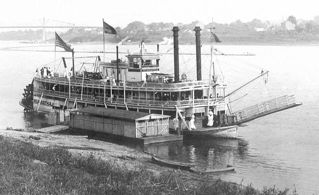 In the 19th and early 20th centuries, riverboats reigned supreme on major waterways