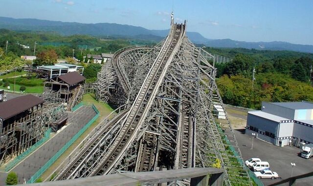 Nara Dreamland’s roller coaster has become a haunting yet mesmerizing sight