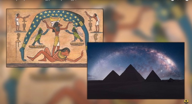 Nut’s representation as the Milky Way demonstrates how ancient civilizations viewed the cosmos not only as a source of wonder but also as an integral part of their spiritual identity