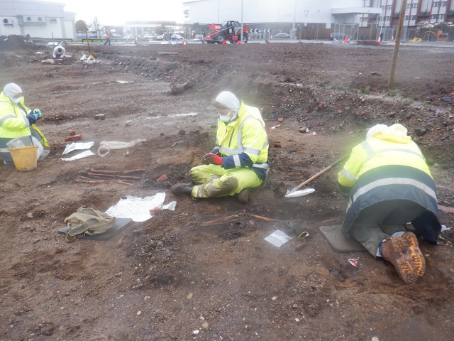 On Location in Carrickfergus, Investigating a Burial Site Near a Medieval Monastery