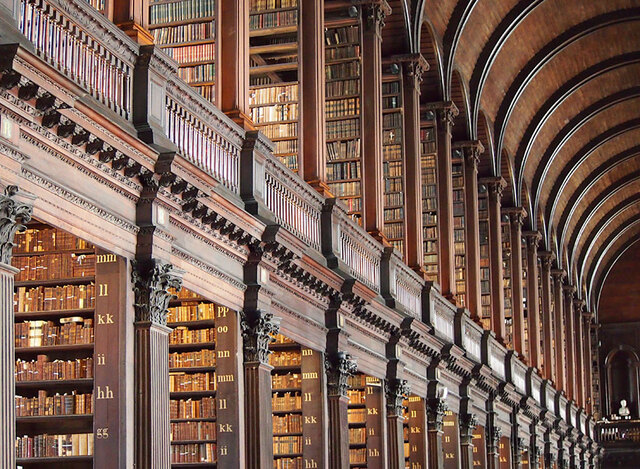 One step inside The Trinity Library, and visitors are immediately struck by its breathtaking beauty