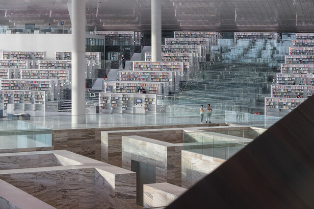 Qatar National Library is a stunning fusion of tradition and innovation, offering a state-of-the-art experience for knowledge seekers.