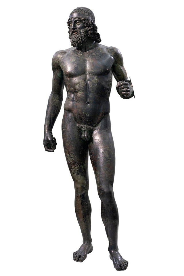 Statue A, Dated Around 460 BCE, Is Attributed to Phidias or His School, Reflecting Early Classical Style.