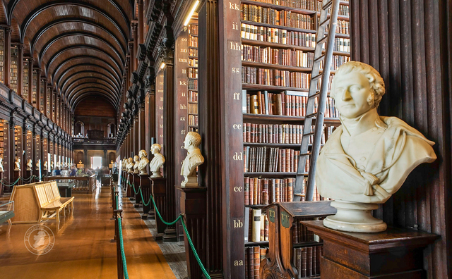 Step into the Long Room of Trinity College Library in Dublin, and you’ll feel as though you’ve traveled through time itself.