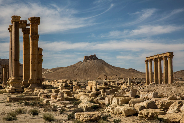 The Ancient City of Palmyra Once Stood Along the Strata Diocletiana, a Strategic Military Road Built in the 3rd Century A.D. by Emperor Diocletian, Previously Believed to Anchor Roman Forts in a North-South Defensive Line.