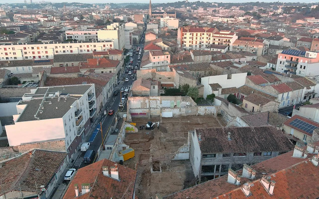 The Construction of a Housing Development in Nîmes Reveals an Ancient Roman Road Hidden Beneath the Surface