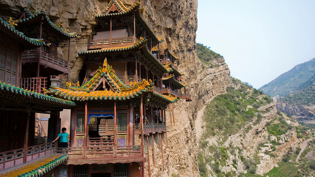 The Hanging Temple of Xuankong Si, China