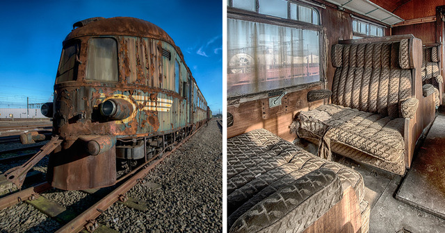 The Orient Express Abandoned Carriages (Belgium)