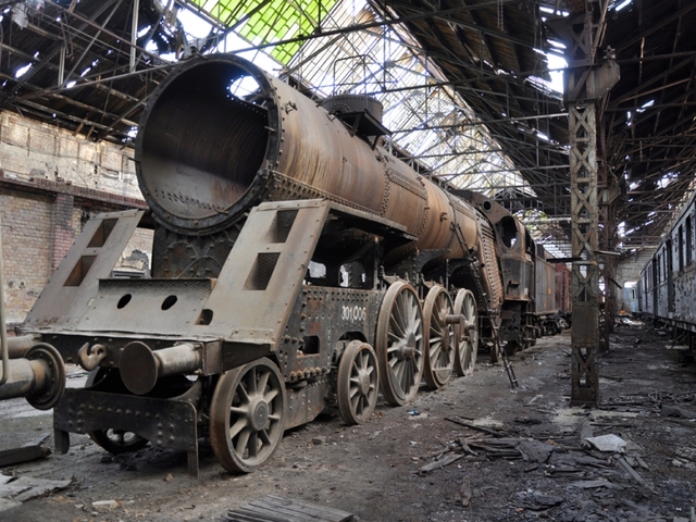 The Red Train Graveyard (Namibia)