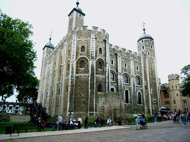 The White Tower, part of the Tower of London, is a prime example of Norman architecture.