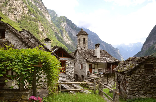 The charm of Ticino’s stone houses is best experienced by wandering through its picturesque villages