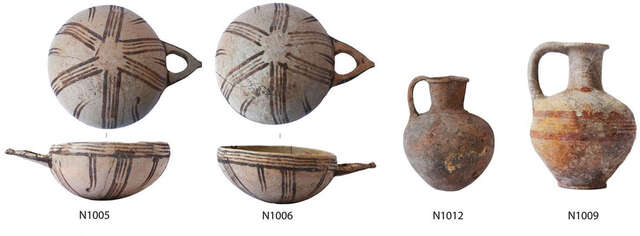 The diversity of the objects within the tomb underscores the extensive trade networks of the Late Bronze Age