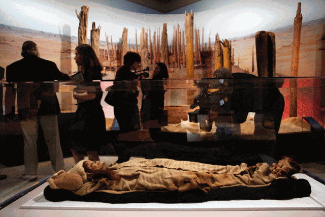 The infant mummy, along with other Tarim mummies, is preserved in Chinese museums and research institutions