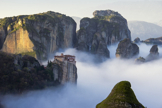 The journey to Roussanou Monastery is an adventure in itself, adding to the allure of the experience.