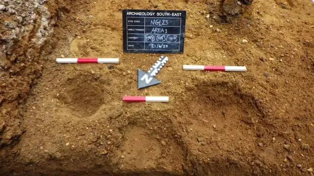 Three Saxon Post Holes Discovered During the Dig Offer Insight Into the City’s Building Techniques and Structures.