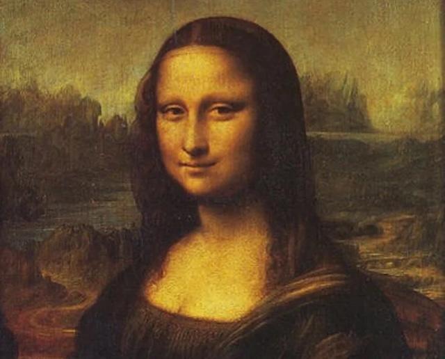 Mona Lisa – Leonardo da Vinci's iconic masterpiece, known for its enigmatic smile and intricate detail, housed at the Louvre.