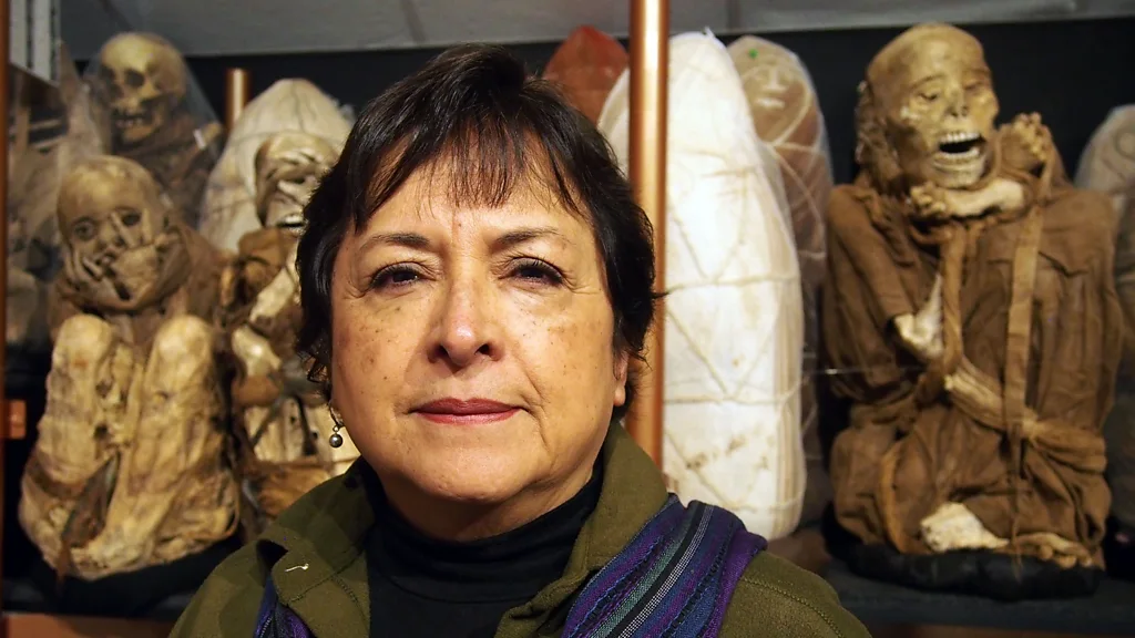 Dr. Sonia Guillen, a bio-anthropologist and Peru's foremost expert on mummies.