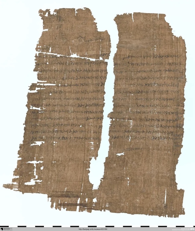 An ancient papyrus document, believed to contain Cleopatra's handwriting, offering a rare glimpse into her administrative and diplomatic practices