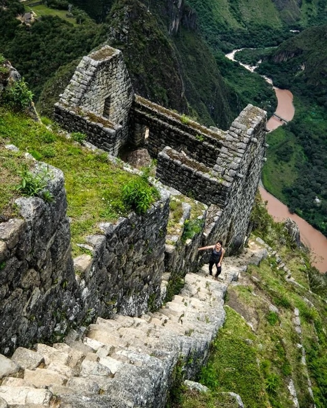 The steep and narrow stone steps, famously known as the “Stairs of Death,” provide a challenging but exhilarating experience for hikers