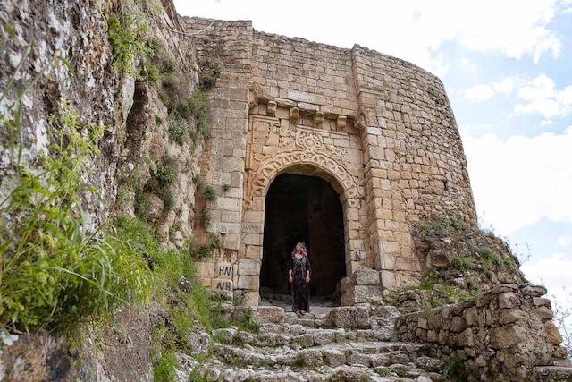 One of the ancient gates of Amadiyah, offering a glimpse into the city's rich history and architectural significance