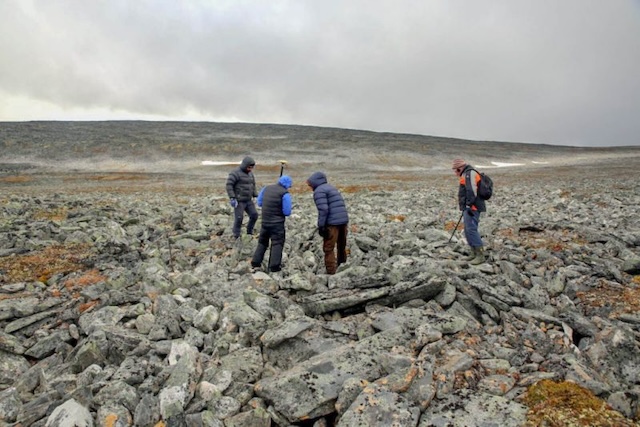 Archaeologists and researchers meticulously examine the site where the Viking sword was found, but no other artifacts were uncovered