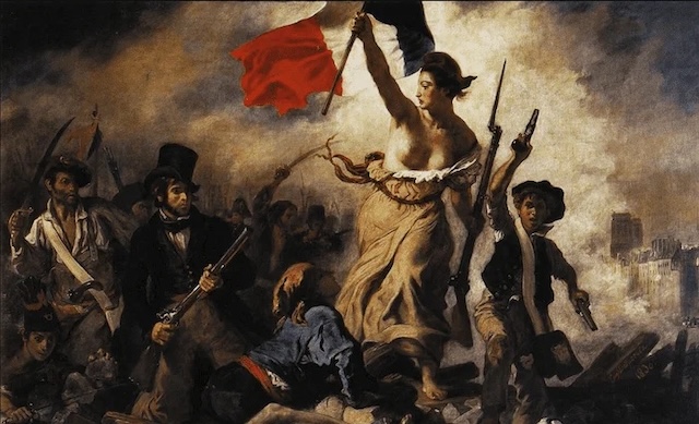 Liberty Leading the People - Eugène Delacroix's stirring painting symbolizing the French Revolution.