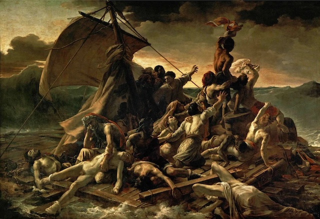 The Raft of the Medusa - Théodore Géricault's powerful painting depicting shipwreck survivors in despair and hope