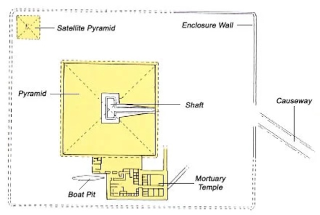 A graphic showing the staircase and its abrupt end, fueling speculation