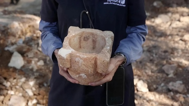 A rare, 2,000-year-old stone tool uncovered, believed to have been used by quarry workers