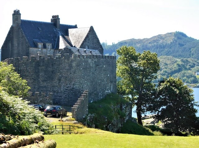 Duntrune Castle's position offers breathtaking views of Loch Crinan, blending natural beauty with centuries of history