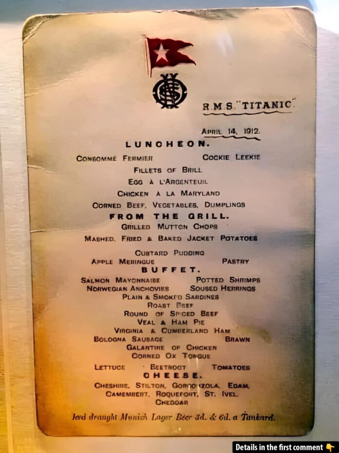 Discovering Titanic’s Culinary Heritage Delve into the menus that defined a voyage of luxury and history.