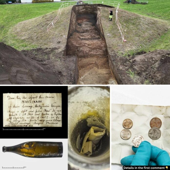 Secrets in a Bottle: A 140-Year-Old Message Found in a Viking Burial Mound