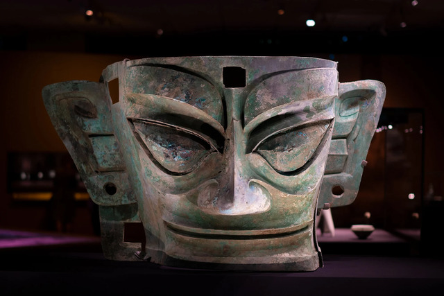 A Stunning Bronze Mask on Display at the Hong Kong Palace Museum Captures the Craftsmanship of Ancient China.