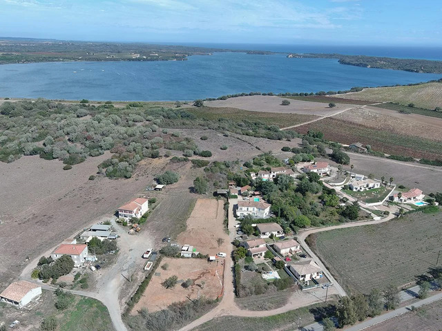 A breathtaking aerial view of the ongoing excavation sites.