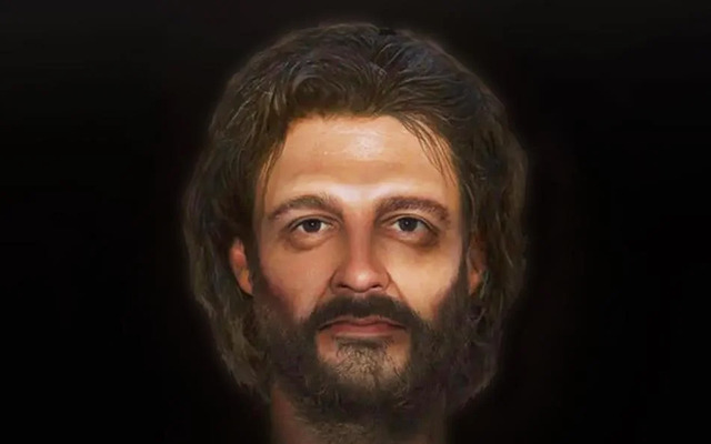 A facial reconstruction brings to life the image of a Roman slave who endured crucifixion in Britain 1,700 years ago.