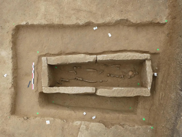 A glimpse into the past: a burial preserved in an early medieval tomb (CE 600-700) offers a poignant connection to history.