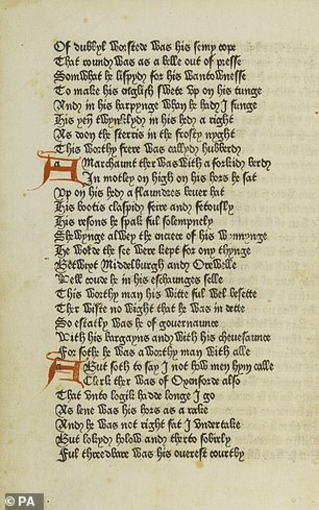 A rare 1470 manuscript of The Canterbury Tales will be among the treasures displayed at the British Library.